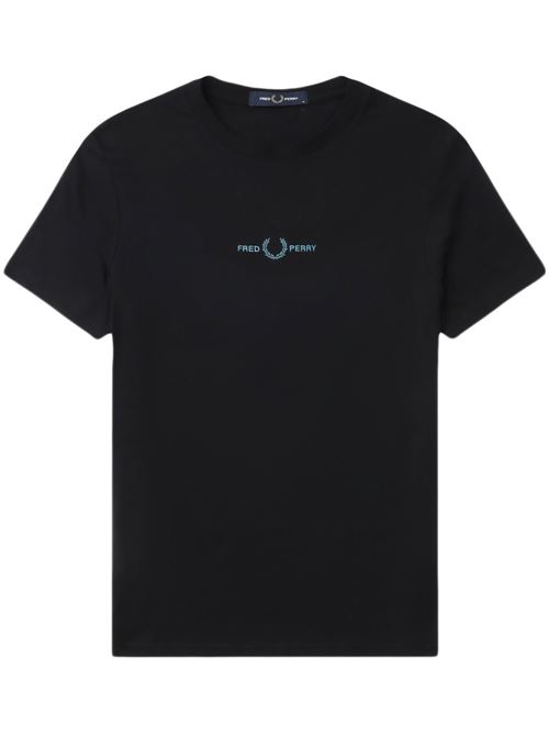 T-shirt uomo Fred Perry manica corta nera FRED PERRY | M4580102